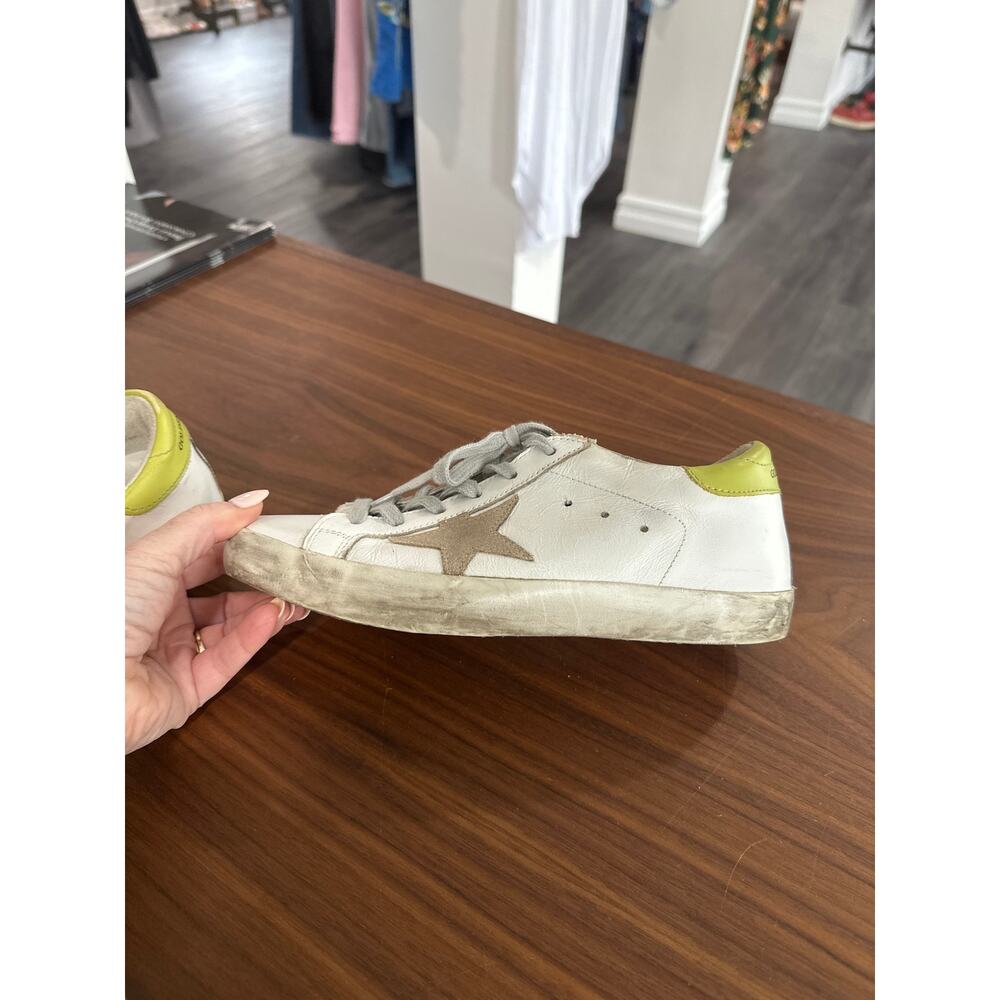 Golden Goose Superstar Leather Sneakers Size 38(8) - Picture 9 of 10
